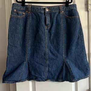 Like New! Tommy Hilfiger godet Denim Jean Skirt size 18